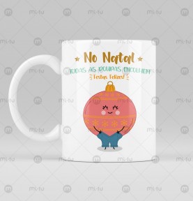 Caneca - No Natal as roupas